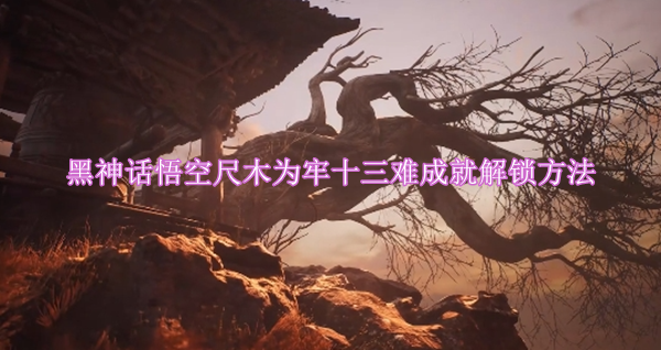 黑神话悟空尺木为牢十三难成就解锁方法